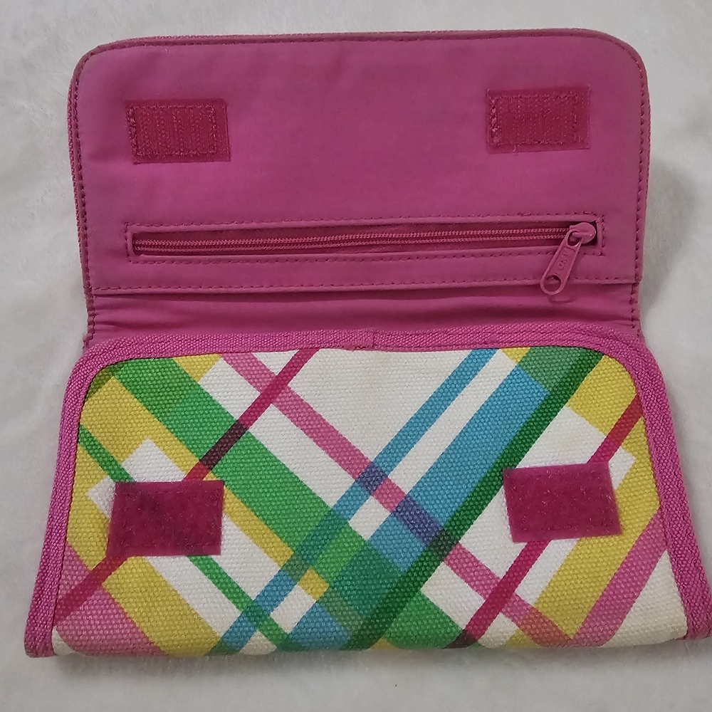 Roxy Y2K Style Bright Color Bold Pattern Long Wallet Like New - Picture 6 of 10